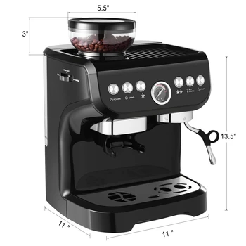 TX Depo Yarı otomatik Garland Buhar Süt Maquina de Cafe Espresso Kahve Makinesi ev ofis için ticari