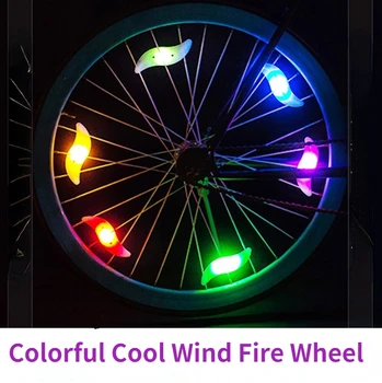 MTB Bisiklet Aksesuarları Bisiklet Bisiklet LED ışıkları Lastik Memesi vana kapağı El Feneri Araba Motosiklet Hava Valfi Tekerlek Konuşmacı İşık Lambası