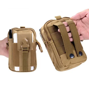 Taşınabilir Bel Paketi bel çantası Kılıfı Şişe Kanca ile Su Geçirmez Taktik Askeri Kemer Cep Telefonu Saklama Torbaları Seyahat Araçları