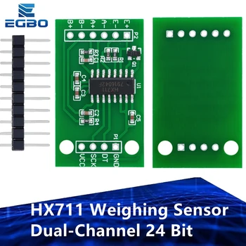 1 ADET EGBO HX711 Tartı Sensörü Çift Kanallı 24 Bit Hassas A / D Modülü Basınç Sensörü
