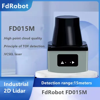 FdRobot lidar FD015M TOF 15m endüstriyel 2D lazer değişen radar robot engellerden kaçınma Duvar zemin ekran etkileşim