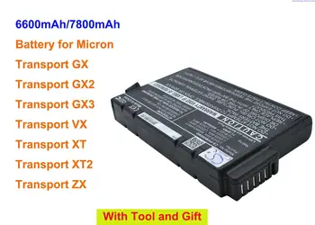 Mikron Taşıma GX için CS 6600mAh/7800mAh Pil, Taşıma GX2, Taşıma GX3, Taşıma VX, Taşıma XT, XT2, ZX