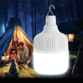 Ampul Bahçe Sundurma lamba veranda için acil durum ışığı ışıkları taşınabilir çadır fener açık kamp pil