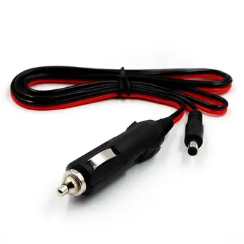 12 V DC 5.5 mm x 2.1 mm güç kaynağı adaptörü kablosu için ARABA taşınabilir DVD oynatıcı Van araba araçlar ve LED şerit ışıkları