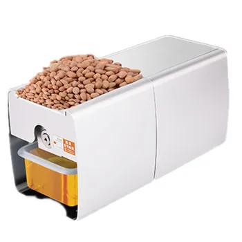 Mini tohum yağ çıkarma makinası 110 V / 220 V küçük elektrikli ısı soğuk fıstık susam soya badem yağ baskı makinesi