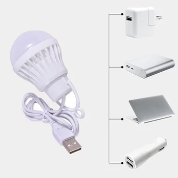 ZK40 portatif led ışık 5W ampul öğrenci okuma öğrenme kamp dış aydınlatma kamp ışık Mini USB kolye ışık