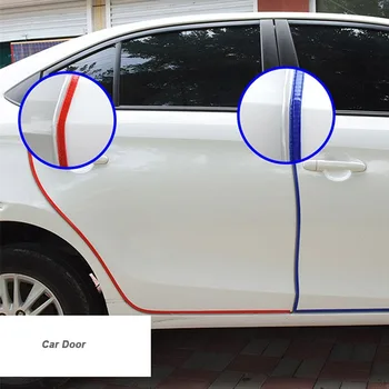 DIY 5 M Anti-Çarpışma PVC Çelik Trim Oto Kapı Trunk Hood Kapakları Ses Yalıtımı Araba Sızdırmazlık Şeridi Weatherstrip Kenar автотовары