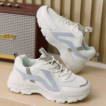 Damyuan Nefes Bayan Sneakers Hafif koşu ayakkabıları Rahat kaymaz Nefes spor ayakkabılar Klasik Moda Ayakkabı