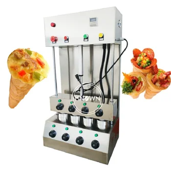 Otomatik Koni Pizza Üretim Makinesi Paslanmaz Çelik Pizza otomatı Satılık