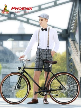 TLL Retro Bisiklet Moda Sokak İngiliz Basit Tarzı erkek Bisiklet
