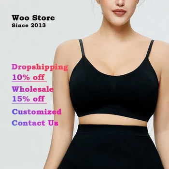 Woo Mağaza Her Gün Kadın Atmak-on Kablosuz Şekillendirici Sütyen Dikişsiz Iç Çamaşırı Çıkarılabilir Yastıklı Iyi Esneklik WSSS-17