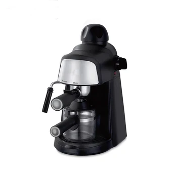 Espresso Kahve Makinesi Cappuccino Taşınabilir Otomatik Express Elektrikli Italiano Damla Filtre Kahve Makinesi süt köpürtücü Moka Pot
