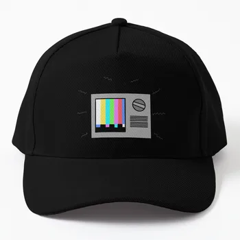 Retro kırık TV beyzbol şapkası Tasarımcı Şapka Anime beyzbol şapkası Erkek Kadın