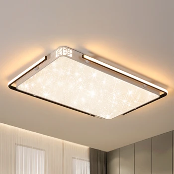 LED tavan ışık moda yaratıcı dikdörtgen lamba oturma odası Modern cömert ve kişiselleştirilmiş yatak odası lambaları