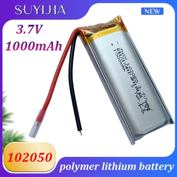 102050 Polimer Lityum şarj edilebilir pil 3.7 V 1000mAh parmak izi kilidi Bulucu Elektronik Dijital Ürün Güzellik Enstrüman
