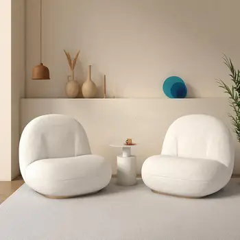 Modern Uzay Tasarrufu Sandalyeler Beyaz Benzersiz Moda Salonu Oturma Odası Sandalyeleri Sevimli Pedikür Tek Silla Plegable iç mekan mobilyası
