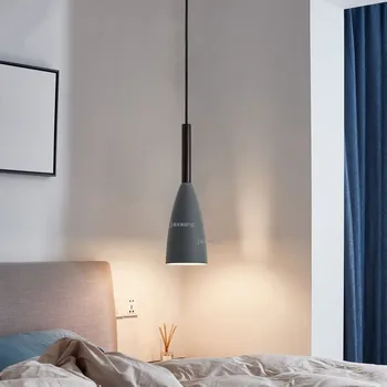 Iskandinav LED kolye ışıkları Loft asılı lamba Minimalist oturma odası kolye cilası süspansiyon armatür aydınlatma mutfak armatürleri