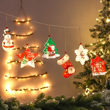 2023 Noel dekoratif led ışık Dize Açık Tatil Bakır Tel Peri İşıklar Garland Ev Yatak Odası Bahçe dekor lambası