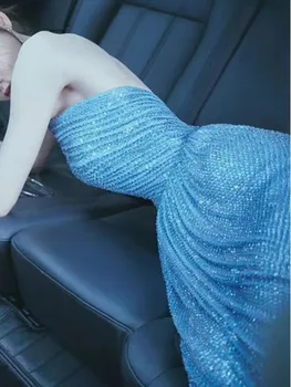 SMTHMA Yeni Moda Lüks Tasarım Pist Yaz Seksi Spagetti kemerli elbise Kadın Fransız Pullu Işlemeli tatil elbisesi Vestidos