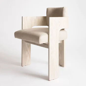İskandinav Ergonomik Oturma Odası Boş Sandalye Yaratıcı Arkalığı Koltuk Minimalist Tasarımcı Chaises De Salon dış mekan mobilyası FGM