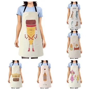 Karikatür Estetik Kadın mutfak önlüğü çocuklar orijinal Çocuk Su Geçirmez kız prenses garson iş önlüğü yağ geçirmez kawaii sevimli