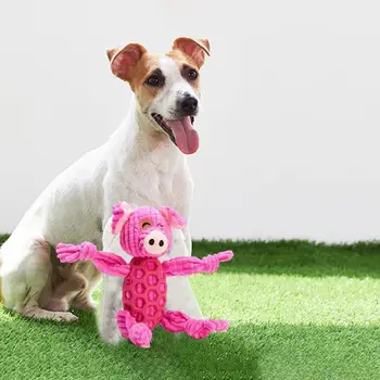 Köpek Çiğnemek Oyuncak Çekici İşlemeli Pet peluş oyuncak Köpek Diş Çıkarma İnteraktif Pet doğum günü hediyesi evcil hayvan aksesuarları