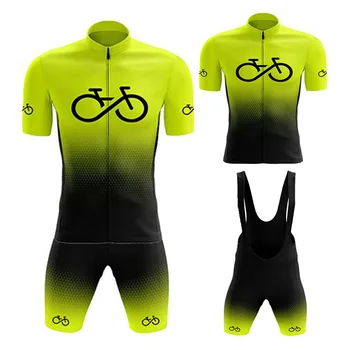 Yeni Yaz Bisiklet Jersey Seti Yol Bisikleti Gömlek Takım Elbise MTB Bisiklet Önlüğü Şort Maillot Ciclismo Hombre Nefes Bisiklet Giyim