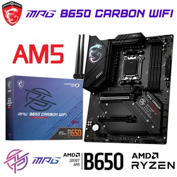 AM5 Anakart MSI MPG B650 KARBON WIFI AM5 AMD B650 Destekler AMD Ryzen 7000 Serisi Masaüstü İşlemciler AM5 DDR5 Anakart ATX