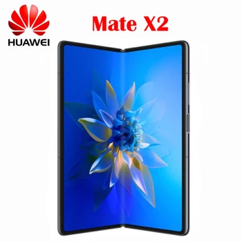 Orijinal Yeni Resmi Huawei Mate X2 5G cep telefonu Kirin 9000 6.45 inç 8.0 inç OLED Katlanmış Ekran 50MP Kamera 4500mAh