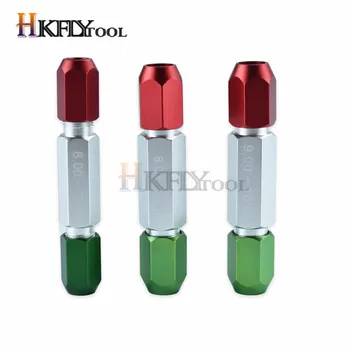 CNC Kırmızı ve Yeşil Kelepçe Tutucu İğne Göstergesi Çift Kafa Pin Kolu Gitmek ve Gitmek Fiş Göstergesi