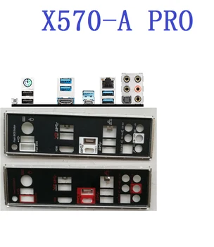 Orijinal / OEM MSI X570-A PRO, X570 OYUN artı I / O Shield Arka Plaka Arka Plaka Blende Braketi