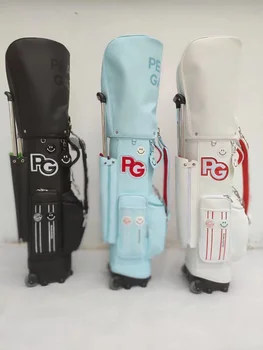 2023 Yeni Pg Profesyonel Golf Çantası golf Standart Taşınabilir Rulo Sevimli Spor Çantası Ekipman Çantası caddy çantası