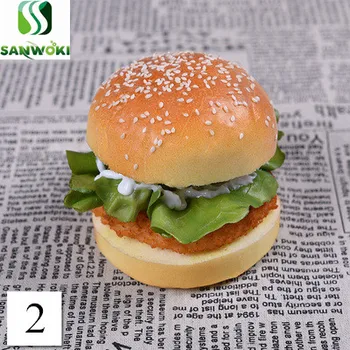 simülasyon karides hamburger modeli sahte burger ekmek ekran fast food fotoğraf sahne Gıda modeli dekorasyon mutfak oyuncak pretend