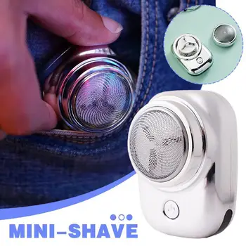Mini Tıraş Taşınabilir Elektrikli tıraş Makinesi kuru ıslak ağrısız sakal su geçirmez Tip-c Bıçak Erkekler Şarj Edilebilir traş Makineleri yüz akülü C8I8