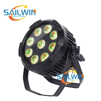 4X LOT 9X18 W IP su geçirmez LED yıkama ışık pilli LED Par projektör açık olay parti kulübü ıçin 7/12CH uzaktan kumanda