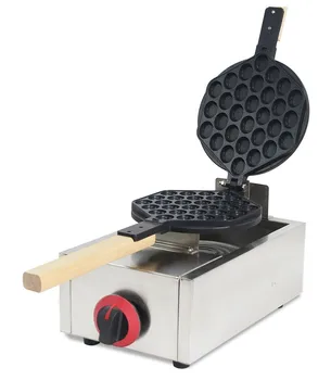 En iyi profesyonel LPG GAZ Çin Hong Kong eggettes puf waffle demir makinesi makinesi kabarcık waffle kek makinesi fırın