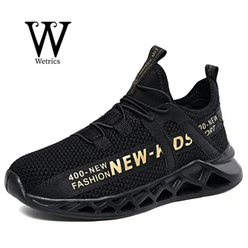 Çocuklar spor ayakkabılar Erkek Nefes kaymaz Sneakers Tenis Infantil Sepeti Ayakkabı Siyah Kızlar Shoes Enfant Bahar Sonbahar