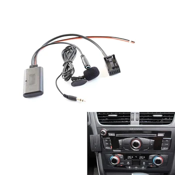 Araba Bluetooth 5.0 Aux Kablosu Mikrofon Handsfree Cep Telefonu Ücretsiz Arama Adaptörü-BMW E60 E63 E87 E88 E81 E82 E90