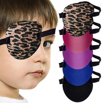 Sıcak 1 Adet Tek göz bandı Ayarlanabilir İçbükey göz bandı Yetişkin Çocuk Yama Uyku Yardımı Korsan Cosplay Kostüm Unisex