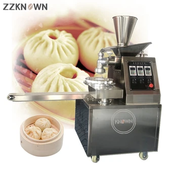 Paslanmaz Çelik Burger Çörek Sarma Makinesi Buharlı Çörek paketleme makinesi Dondurulmuş Cha Siu Bao Makinesi Ekipmanları