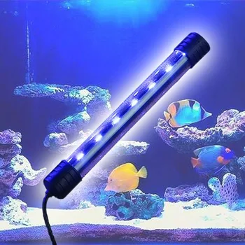 Akvaryum ışığı LED Su Geçirmez Balık Tankı 50/60/80CM Lamba Sualtı Dalgıç RGB Balık Aydınlatma Akvaryum Bitki 230V AB Tak
