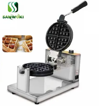 döner çeyrek waffle makinesi sektörü kek maker makinesi ızgara şekli çörek makinesi fan şeklinde waffle pasta pişirme makinesi 110v / 220v