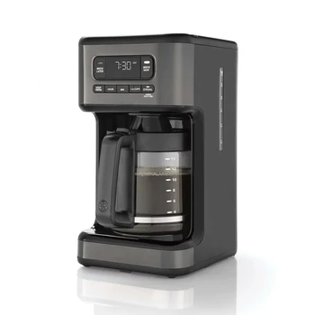 14 Fincan Programlanabilir Kahve Makinesi, Koyu Paslanmaz Çelik