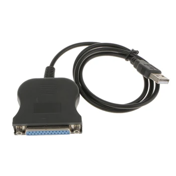 USB Tip A Erkek DB-25 Dişi Paralel Yazıcı Konektörü kablo kordonu HP Yazıcı için
