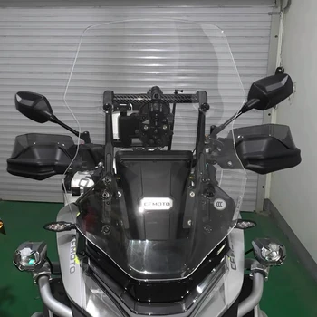 Motosiklet Cam Ön cam CFMOTO 800MT 800 MT Aksesuarları Touring Rüzgar Ekran Saptırıcı Çift Kabarcık Viser Duman Yeni