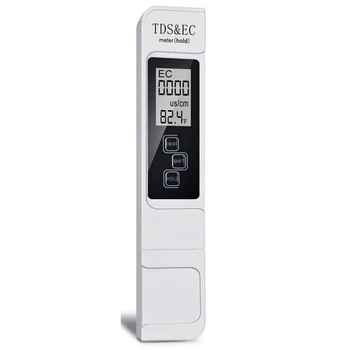 TDS AK Metre Dijital Su Kalitesi Test Cihazı 0-9999 PPM Ölçüm Aralığı Su Saflığı Sıcaklık Ölçer Cihazı