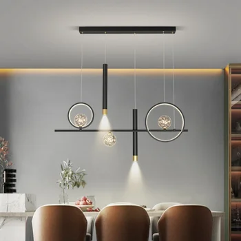 Kolye ışıkları Modern LED yemek odası kolye moda Minimalist iç dekorasyon Bar çalışma Gypsophila tavan lambası spot