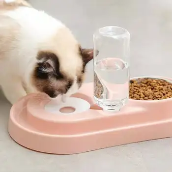 Kedi Kase Köpek Su Besleyici Kase Kedi Yavru içme çeşmesi tabak hayvan mama kabı Ürünler Otomatik Su Besleyici Kedi Dod
