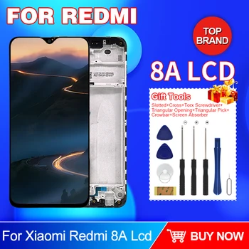 Sıcak Satış 1 Adet 6.2 İnç Xiaomi Redmi İçin 8A Lcd Redmi İçin 8 Ekran Dokunmatik Panel Cam Ekran Digitizer Meclisi Ücretsiz Kargo