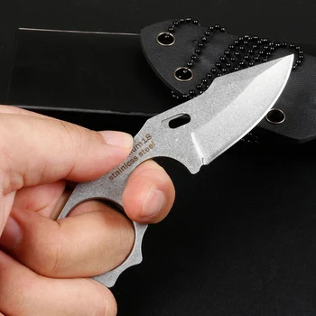 Sabit Bıçak Bıçak Açık düz bıçak kamp survival taşınabilir taşınabilir express bıçak K kılıf ile